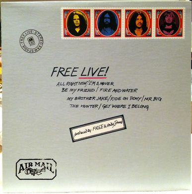 Free : Free Live! (LP, Album, RE, Ter)