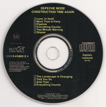 Carica l&#39;immagine nel visualizzatore di Gallery, Depeche Mode : Construction Time Again (CD, Album, RE, RP)
