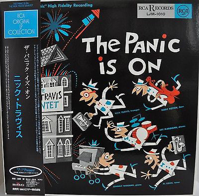 The Nick Travis Quintet : The Panic Is On (LP, Album, Mono, RE, gat)