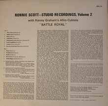 Carica l&#39;immagine nel visualizzatore di Gallery, Ronnie Scott With Kenny Graham&#39;s Afro-Cubists : Ronnie Scott Studio Recordings, Vol. 2 - Battle Royal (LP, Comp, Mono)
