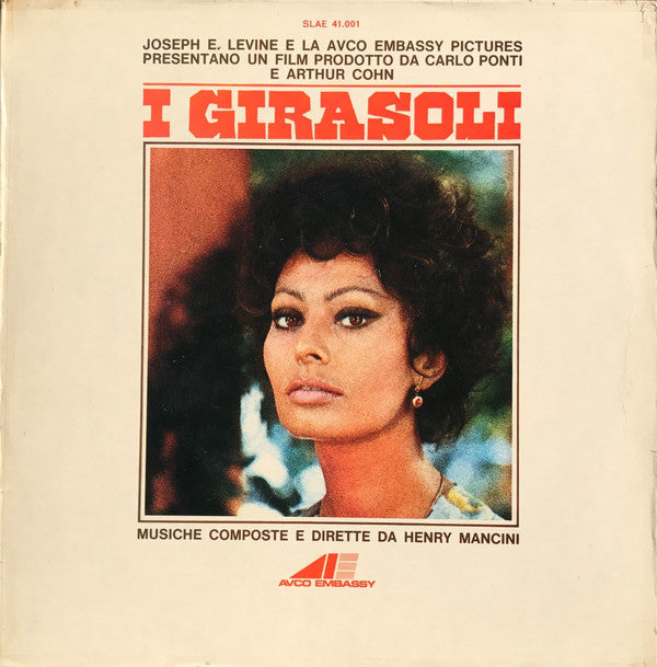 Henry Mancini : I Girasoli (LP, Album, Gat)