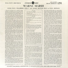 Carica l&#39;immagine nel visualizzatore di Gallery, Warne Marsh : Warne Marsh (LP, Album)
